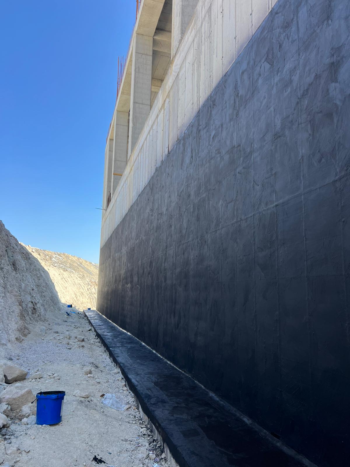 Perde Beton Bitüm Uygulaması